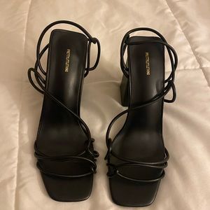 Brand New Pretty little thing black heels